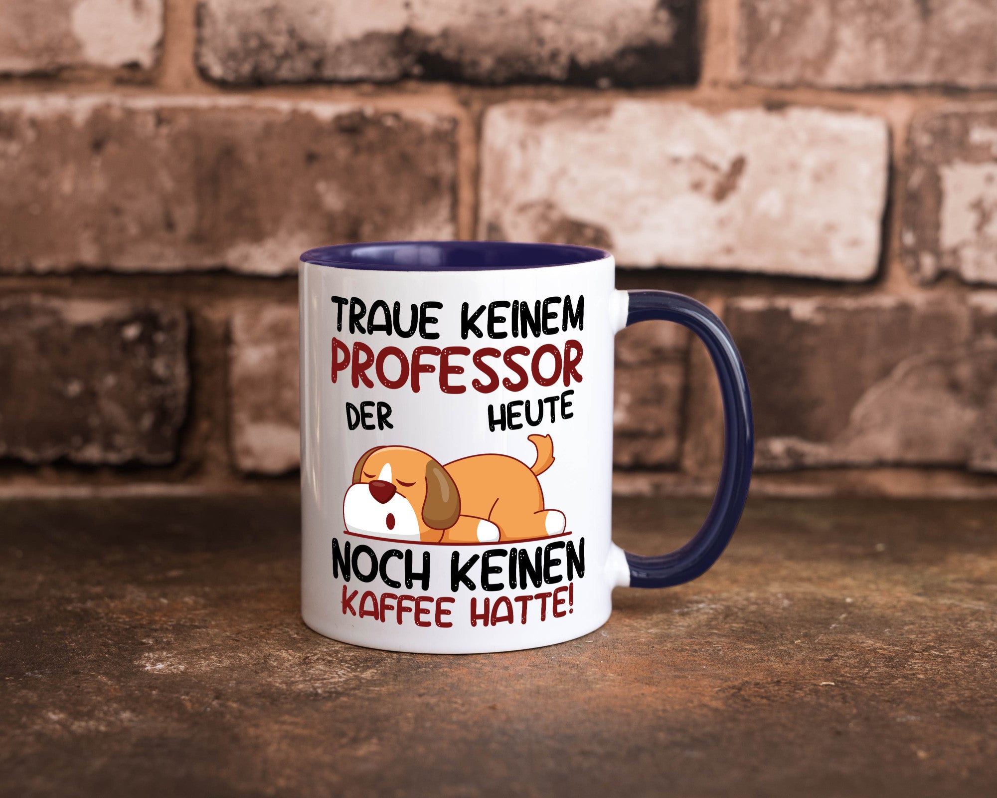 Traue keinem Professor | Uni Universität Geschenkidee Humor Tasse