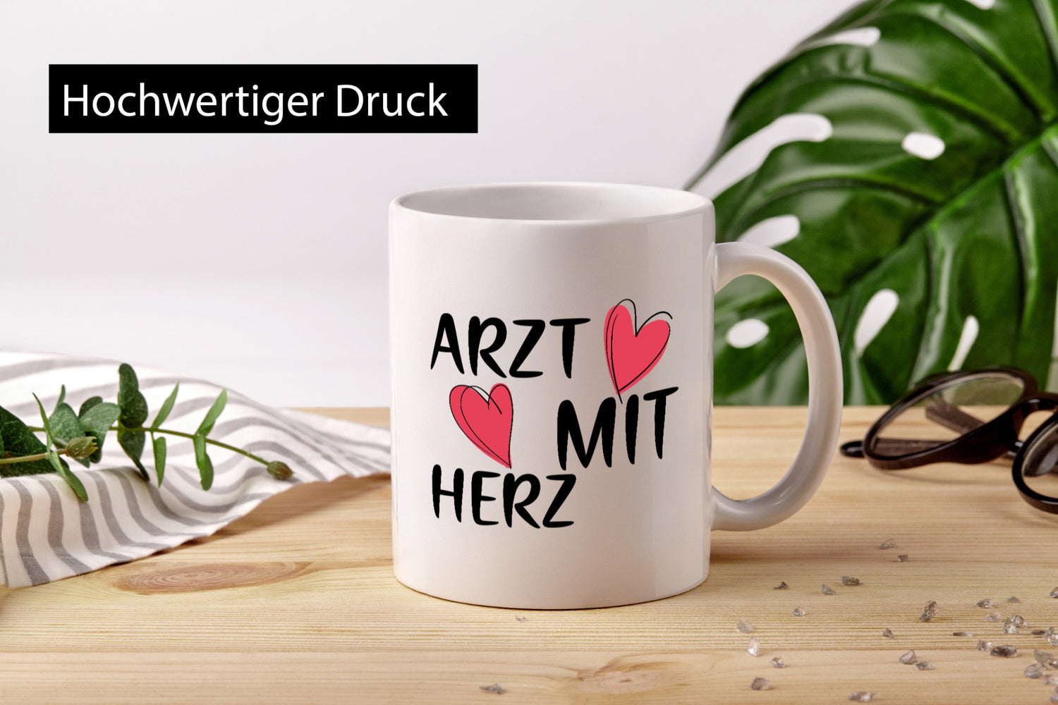 Arzt mit Herz | Doktor Klinik Leidenschaft für Beruf Humor Arbeit Kollegen Büro