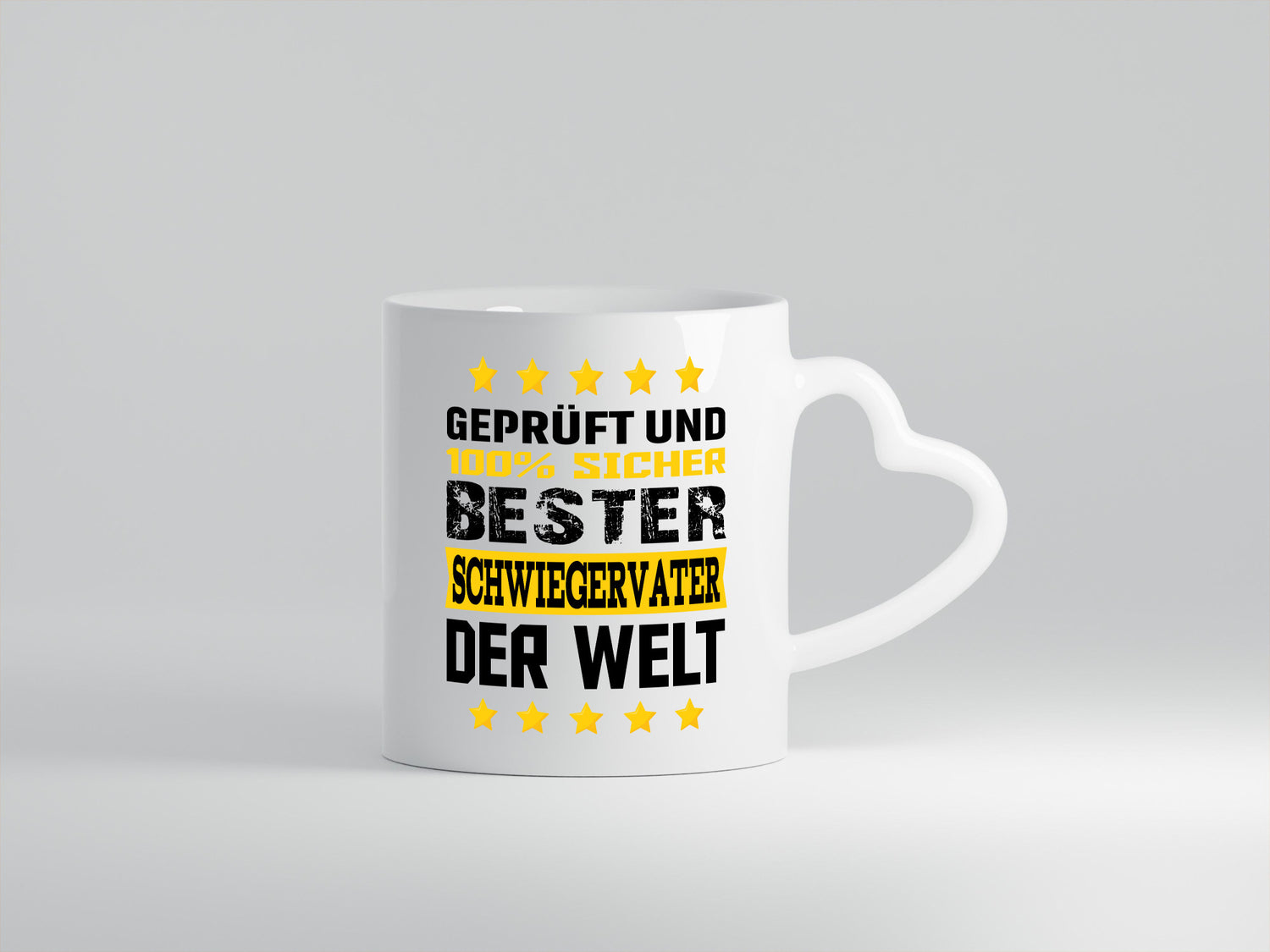 Geprüft und Sicher bester Schwiegervater der Welt lustiger Spruch Geschenk