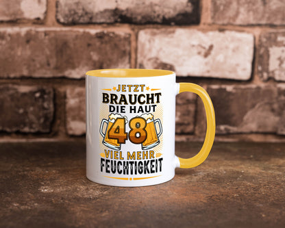 48 braucht die haut mehr Feuchtigkeit | 48. Geburtstag Geschenk Geschenkidee