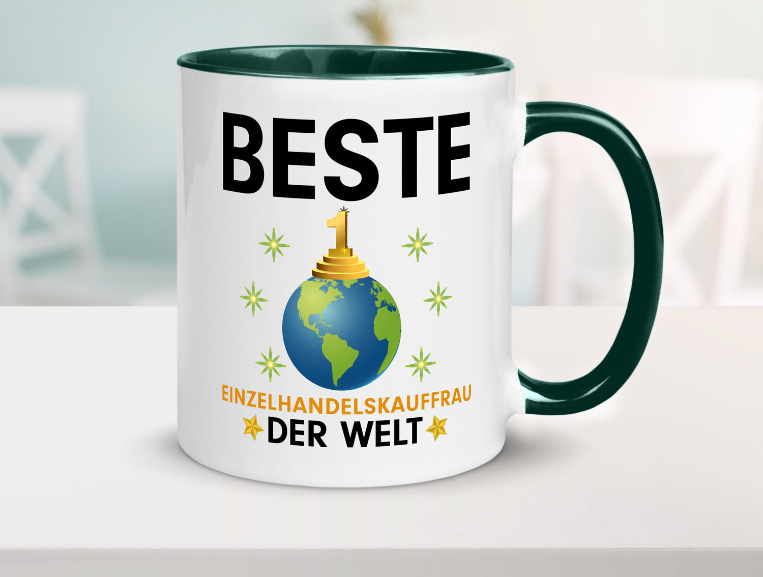Welt Beste Einzelhandelskauffrau | Einzelhandel Geschenkidee Humor Tasse