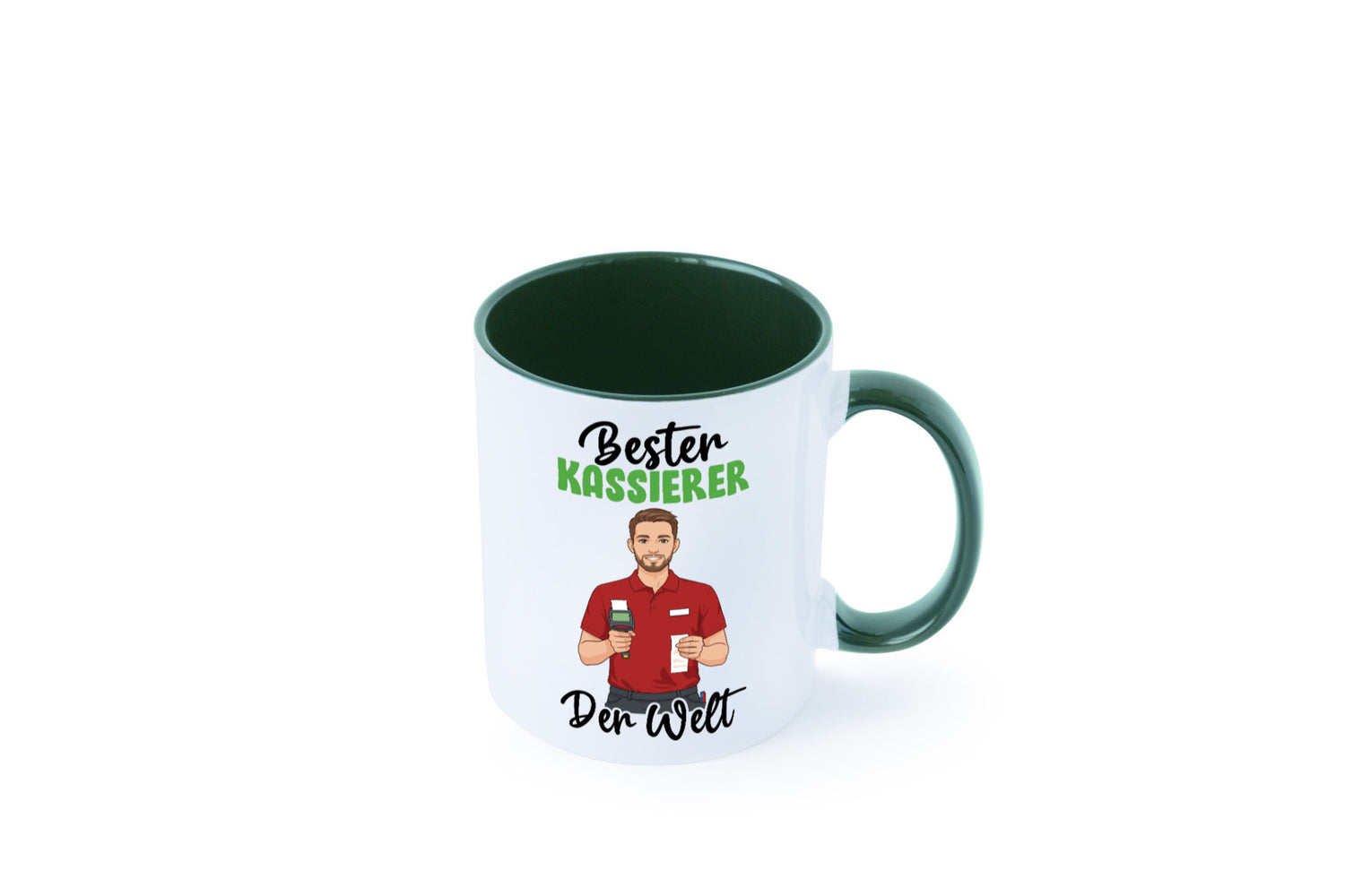 Bester Kassierer v2 Geschenkidee Humor Tasse
