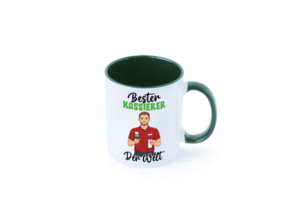 Bester Kassierer v2 Geschenkidee Humor Tasse