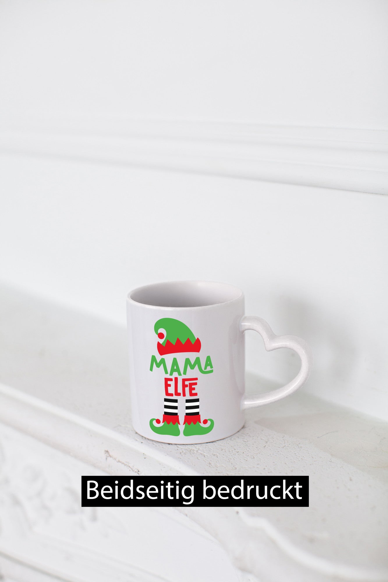 Weihnachtself | Weihnachten Mama Mütze Stiefel Humor Familie Geschenkidee Tasse