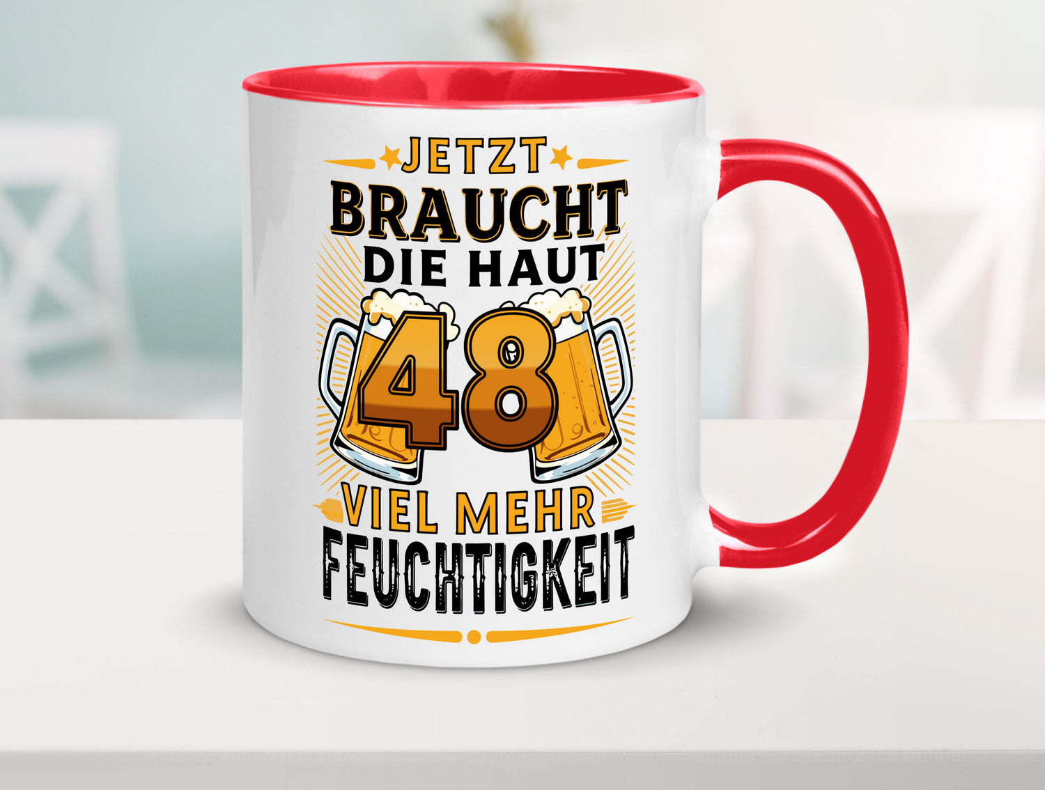 48 braucht die haut mehr Feuchtigkeit | 48. Geburtstag Geschenk Geschenkidee