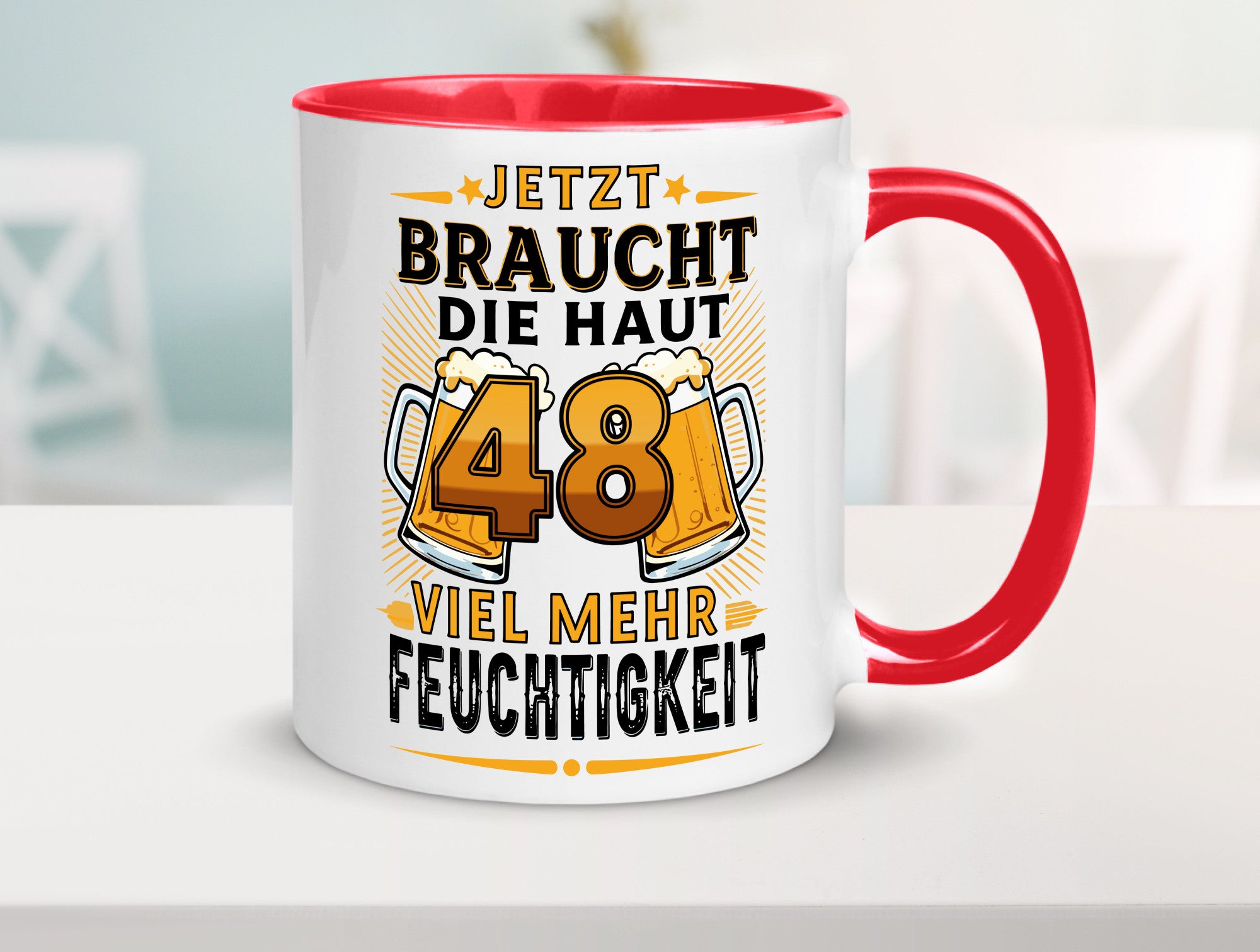 48 braucht die haut mehr Feuchtigkeit | 48. Geburtstag Geschenk Geschenkidee