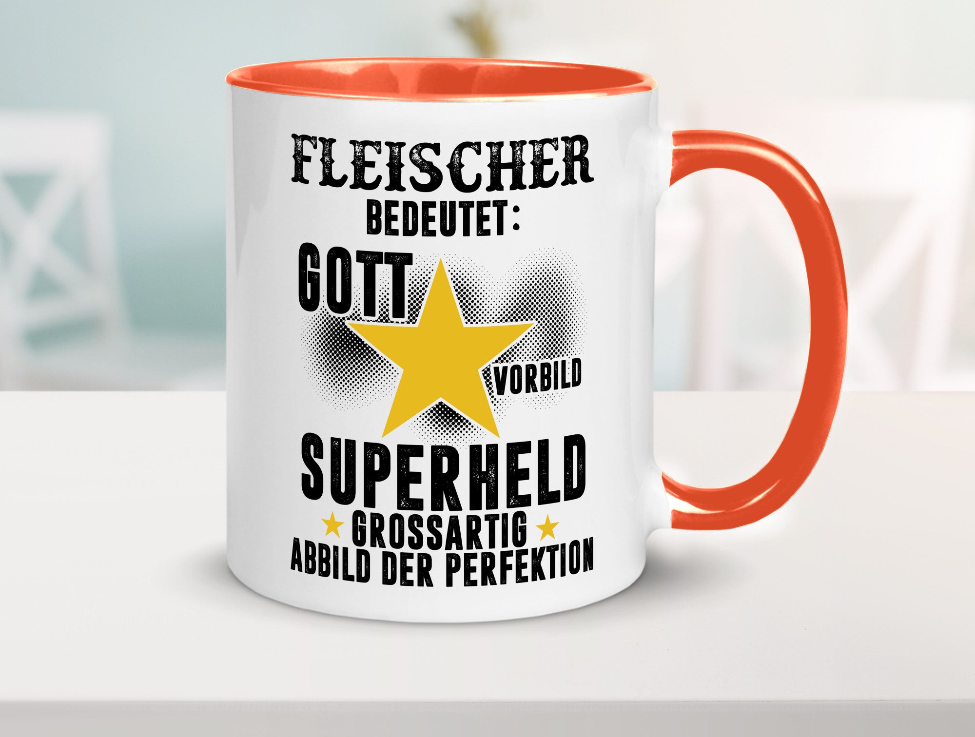 Bedeutung von Fleischer | Schlachterei lustig Humor Geschenkidee Geschenk Tasse