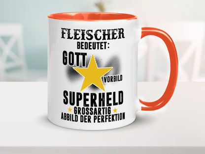 Bedeutung von Fleischer | Schlachterei lustig Humor Geschenkidee Geschenk Tasse
