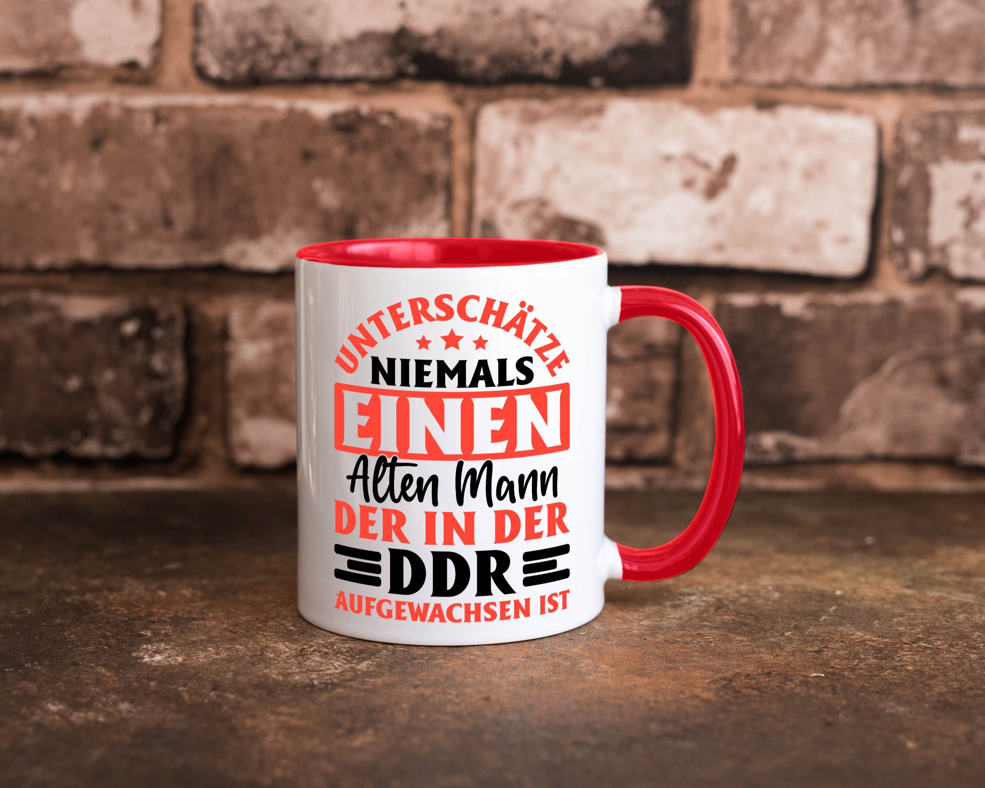 DDR Männer | Ostdeutschland Opa Ossi Vatertag vl9 lustiger Spruch Geschenk