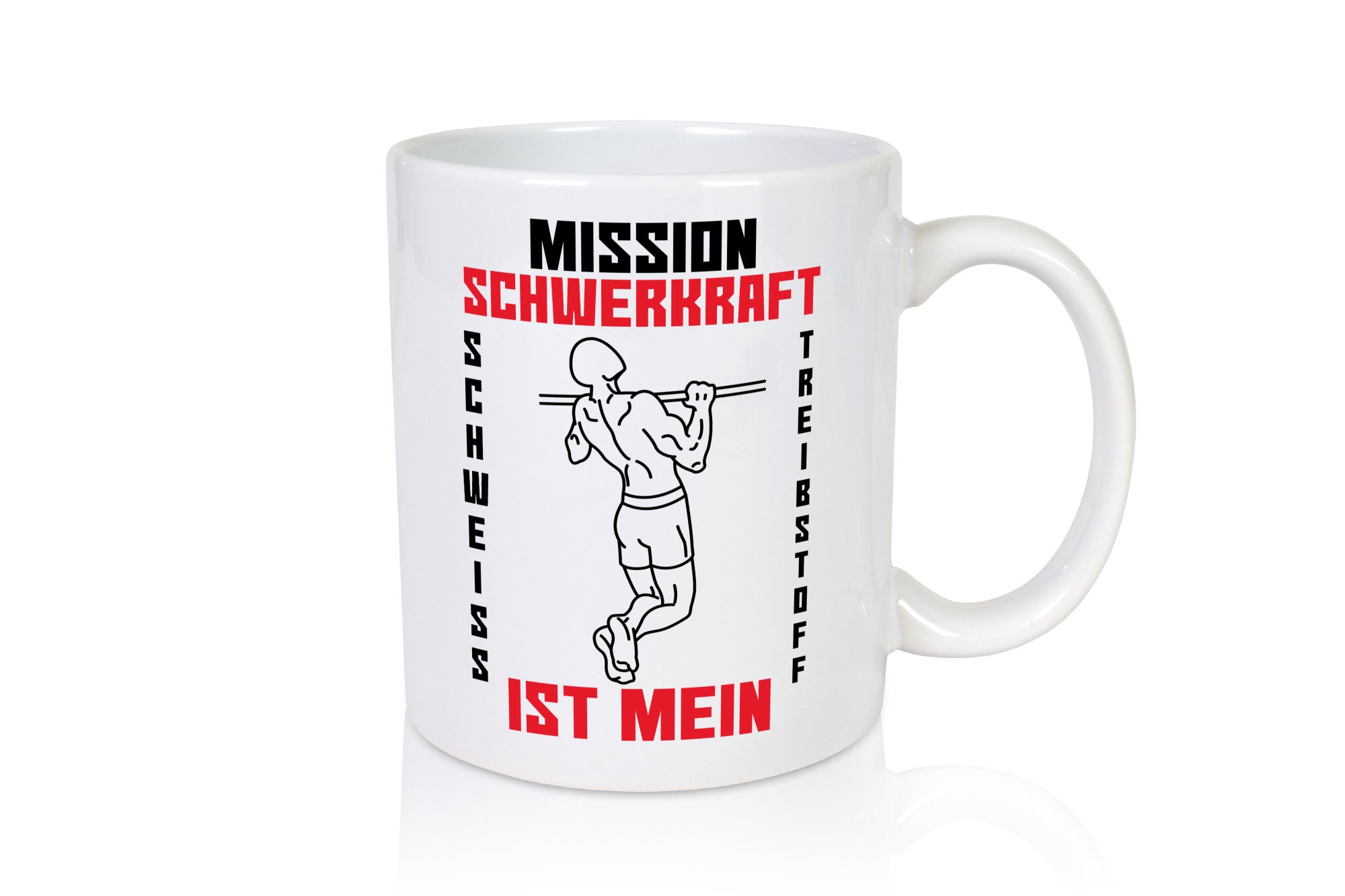 Mission Schwerkraft | Klimmzug Schweiß Bodybuilder Geschenk Humor Geschenkidee