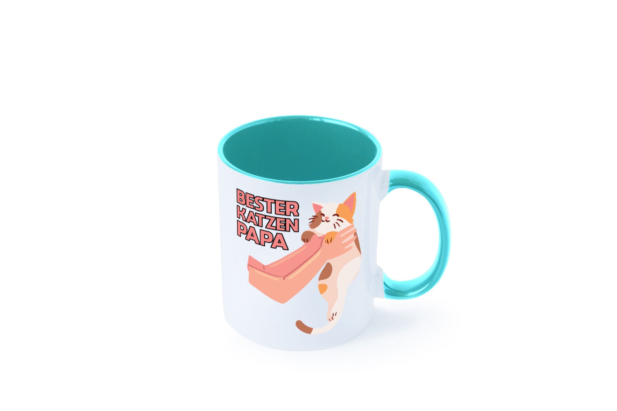 Bester Katzenpapa | Katze Gabel Geschenk Tierliebhaber Humor lustiger Spruch