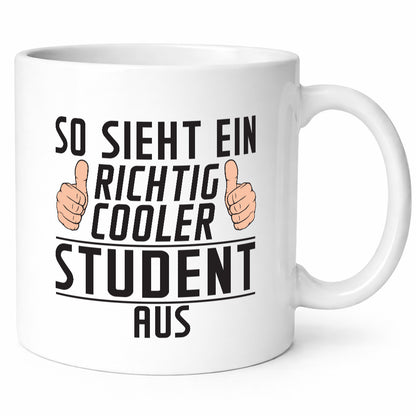 Richtig Cooler Student | Universität Uni Studium lustig Humor Geschenkidee