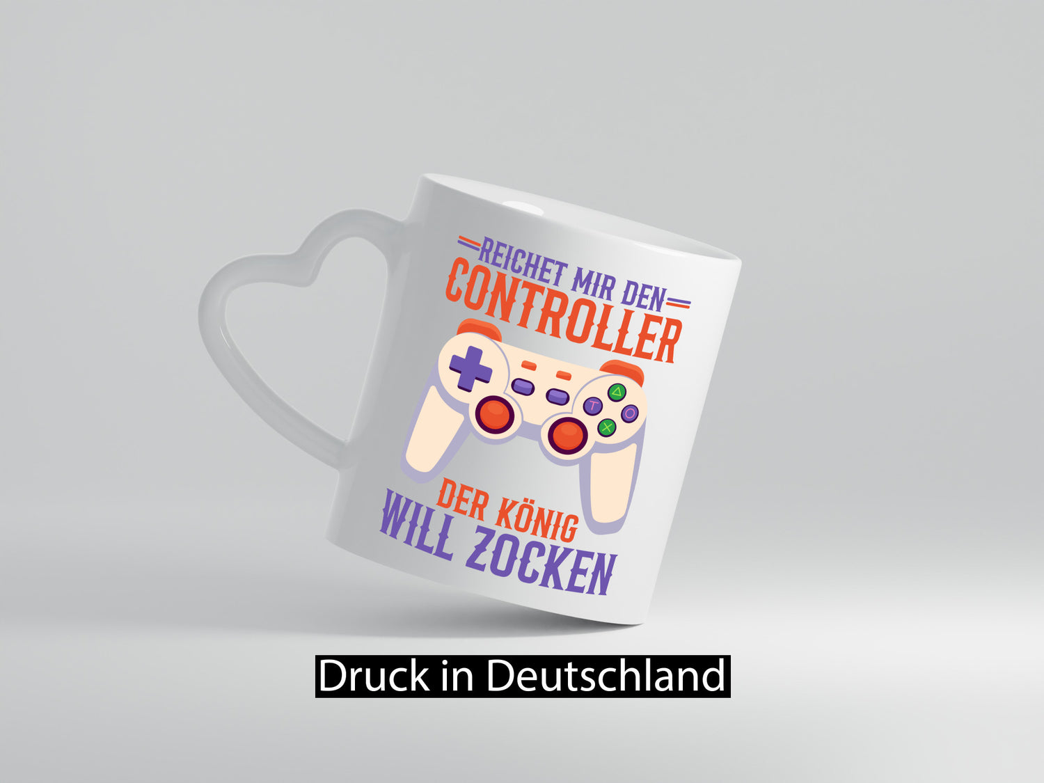 Der König will Zocken | Zocker Gamer Geschenkidee Humor Tasse