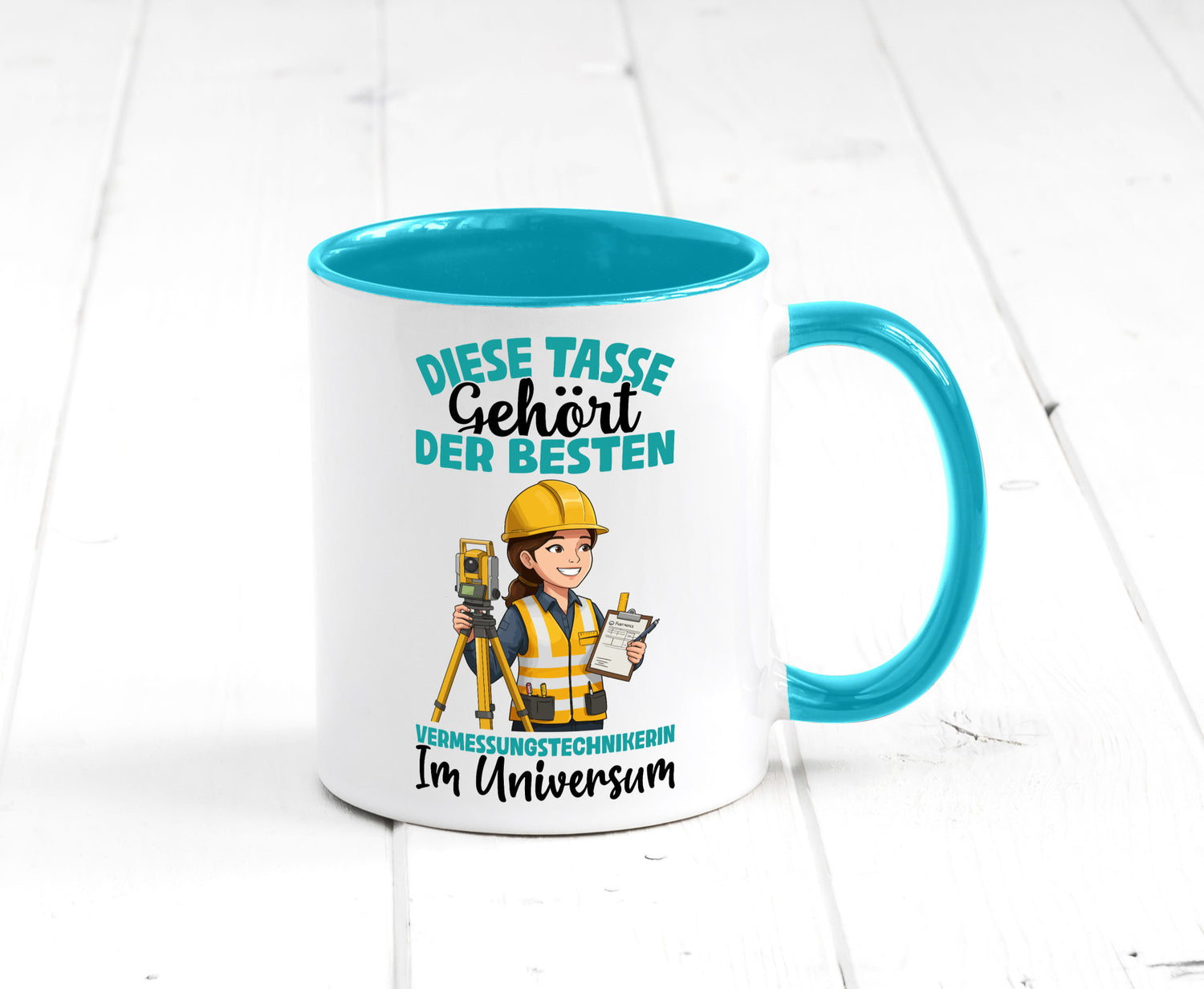Im Universum: Vermessungstechnikerin | Techniker lustiger Spruch Geschenk Humor