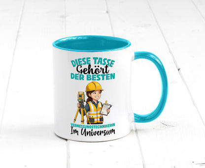 Im Universum: Vermessungstechnikerin | Techniker lustiger Spruch Geschenk Humor