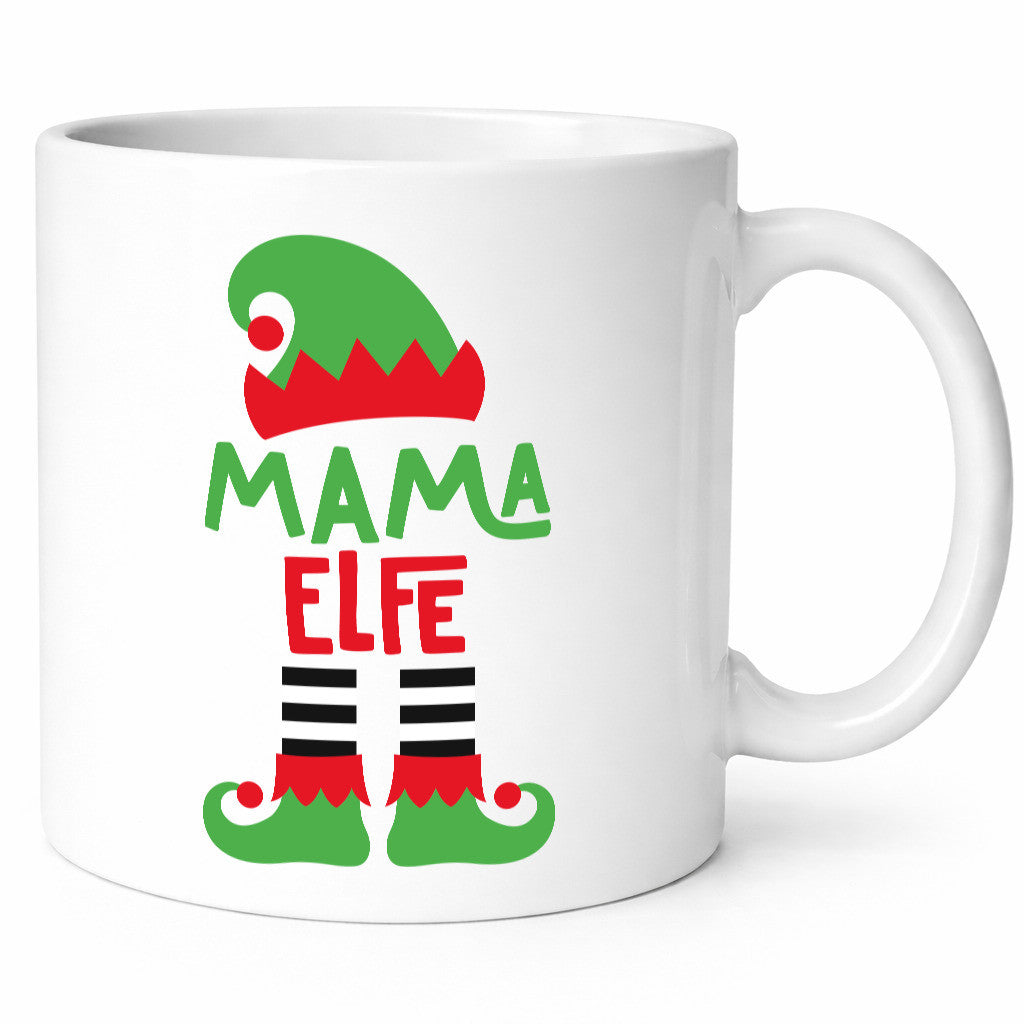 Weihnachtself | Weihnachten Mama Mütze Stiefel Humor Familie Geschenkidee Tasse
