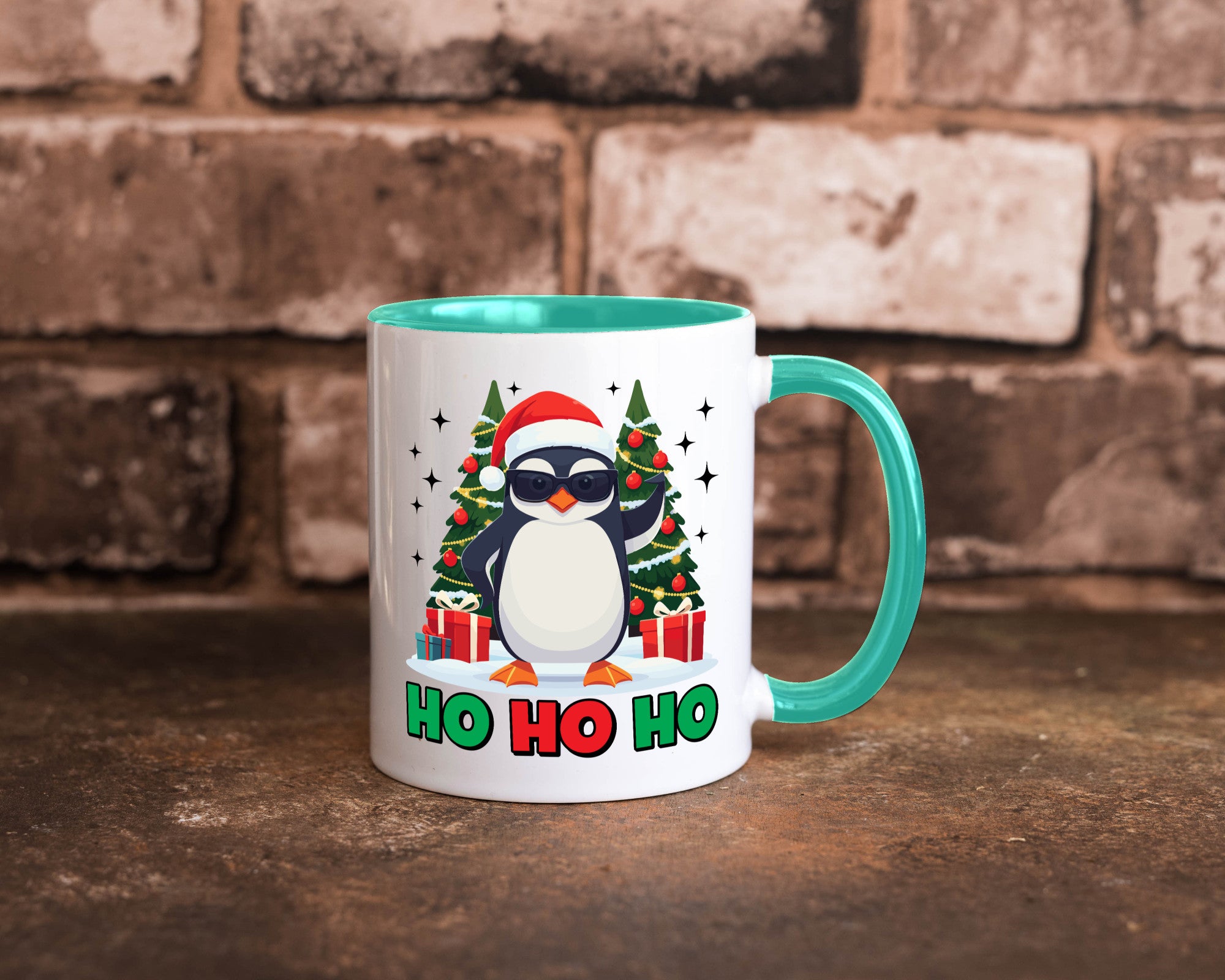 Ho | Weihnachts Pinguine Weihnachten lustig Humor Geschenkidee Geschenk Tasse