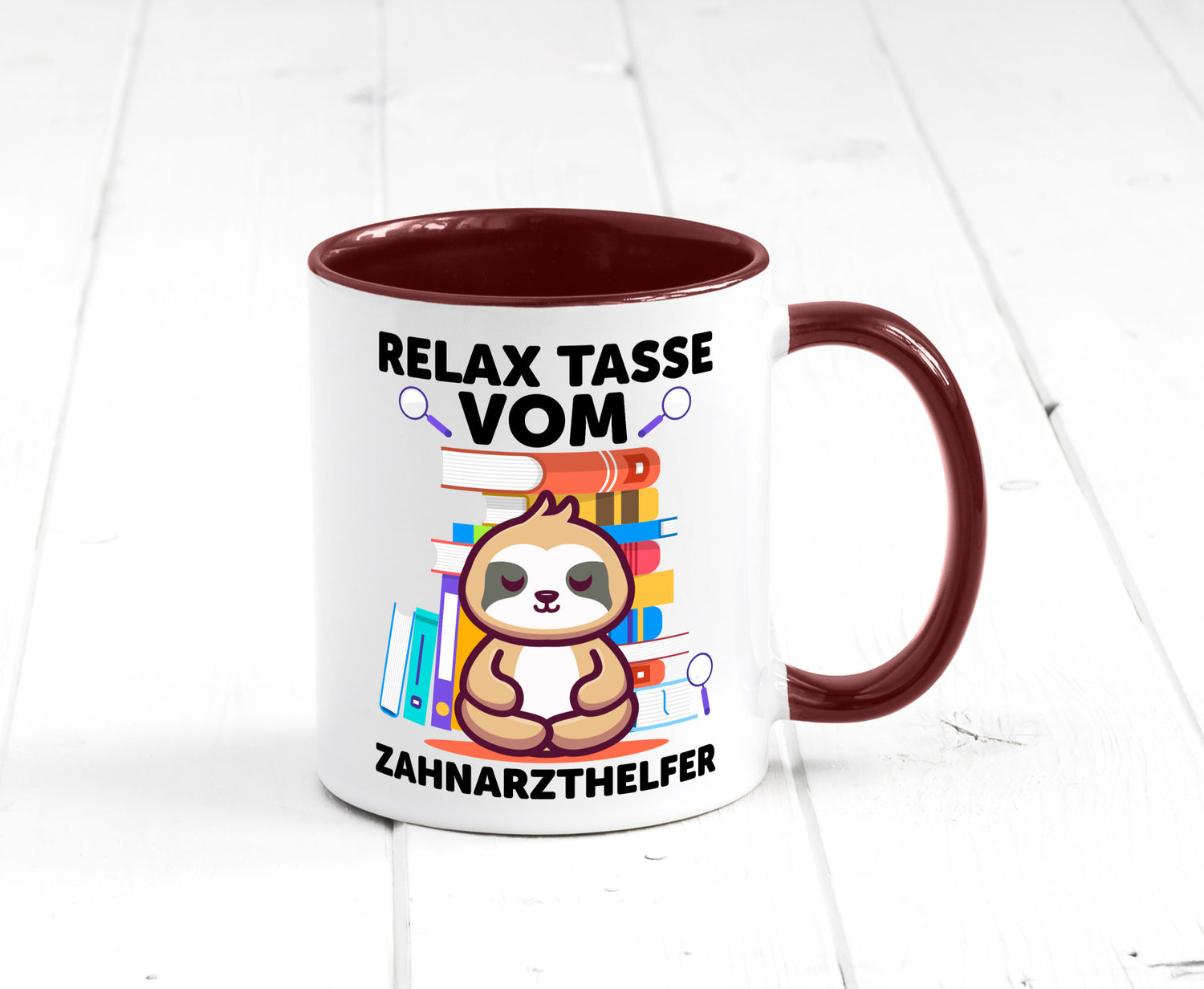 Relax Tasse: Zahnarzthelfer | Zahnmedizin lustig Humor Geschenkidee Geschenk
