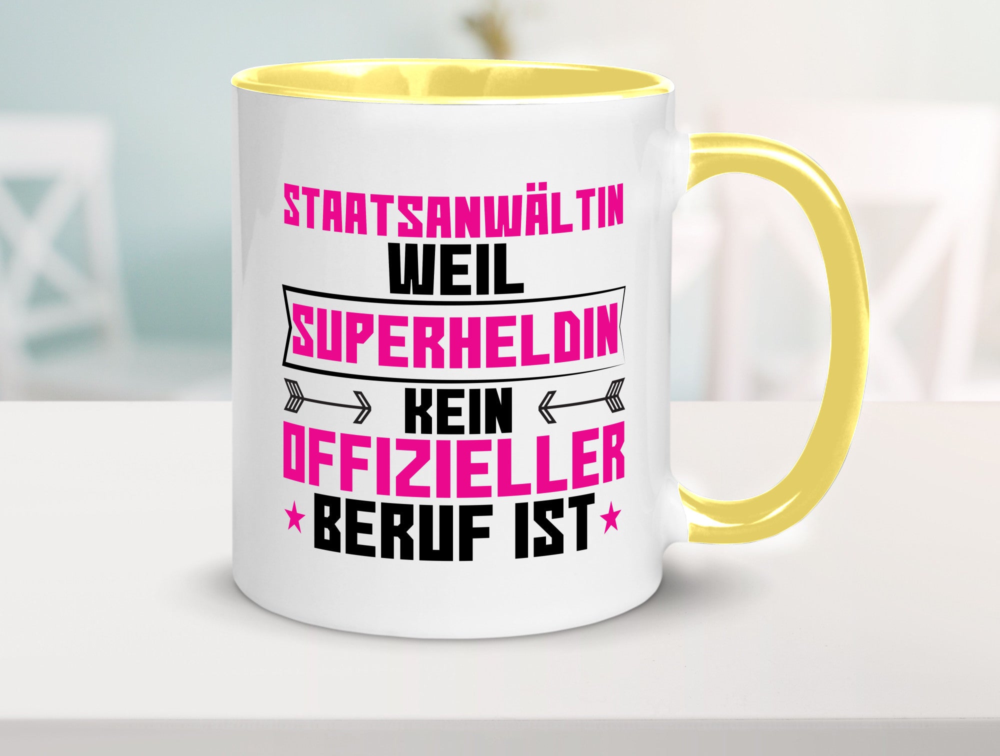 Superheldin Staatsanwältin | Anwältin Humor Geschenkidee Tasse