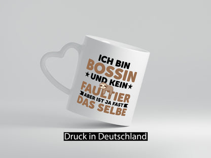 Ich bin kein Faultier: Bossin | Führungskraft Vorgesetzte lustig Tierliebhaber