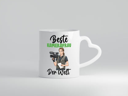 Beste Kamerafrau | Kamera v2 lustiger Spruch Geschenk Humor Geschenkidee Tasse