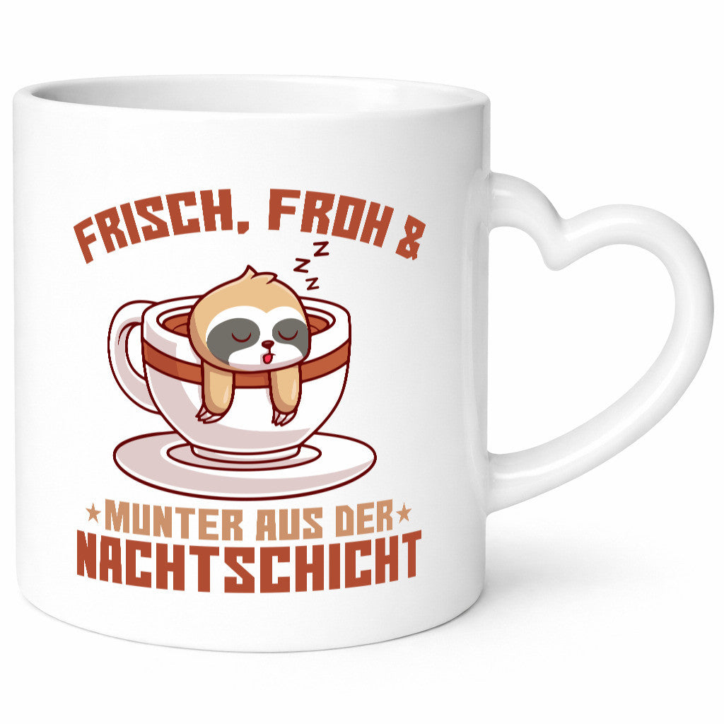Frisch froh und Munter | Nachtschicht Altenpfleger v2 Geschenk Humor
