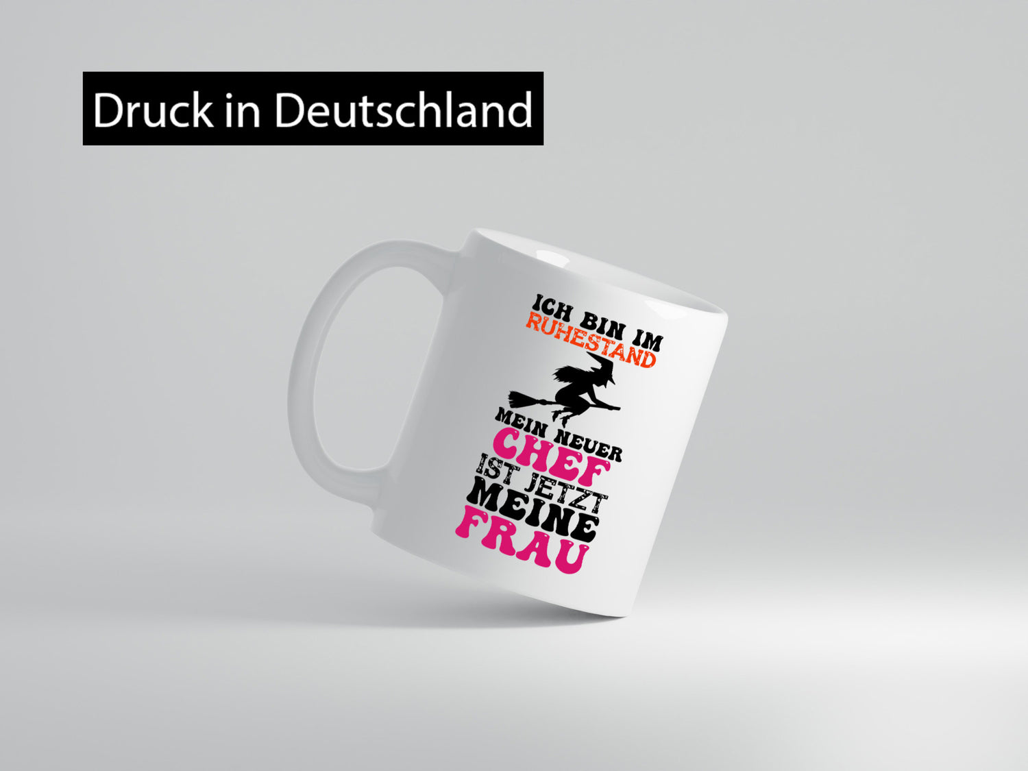 Mein neuer Chef ist meine Frau | Hexe Bin im ruhestand lustig Jubiläum Geschenk