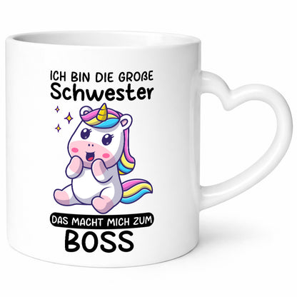 Big sister makes me the boss | Unicorn siblings funny saying
