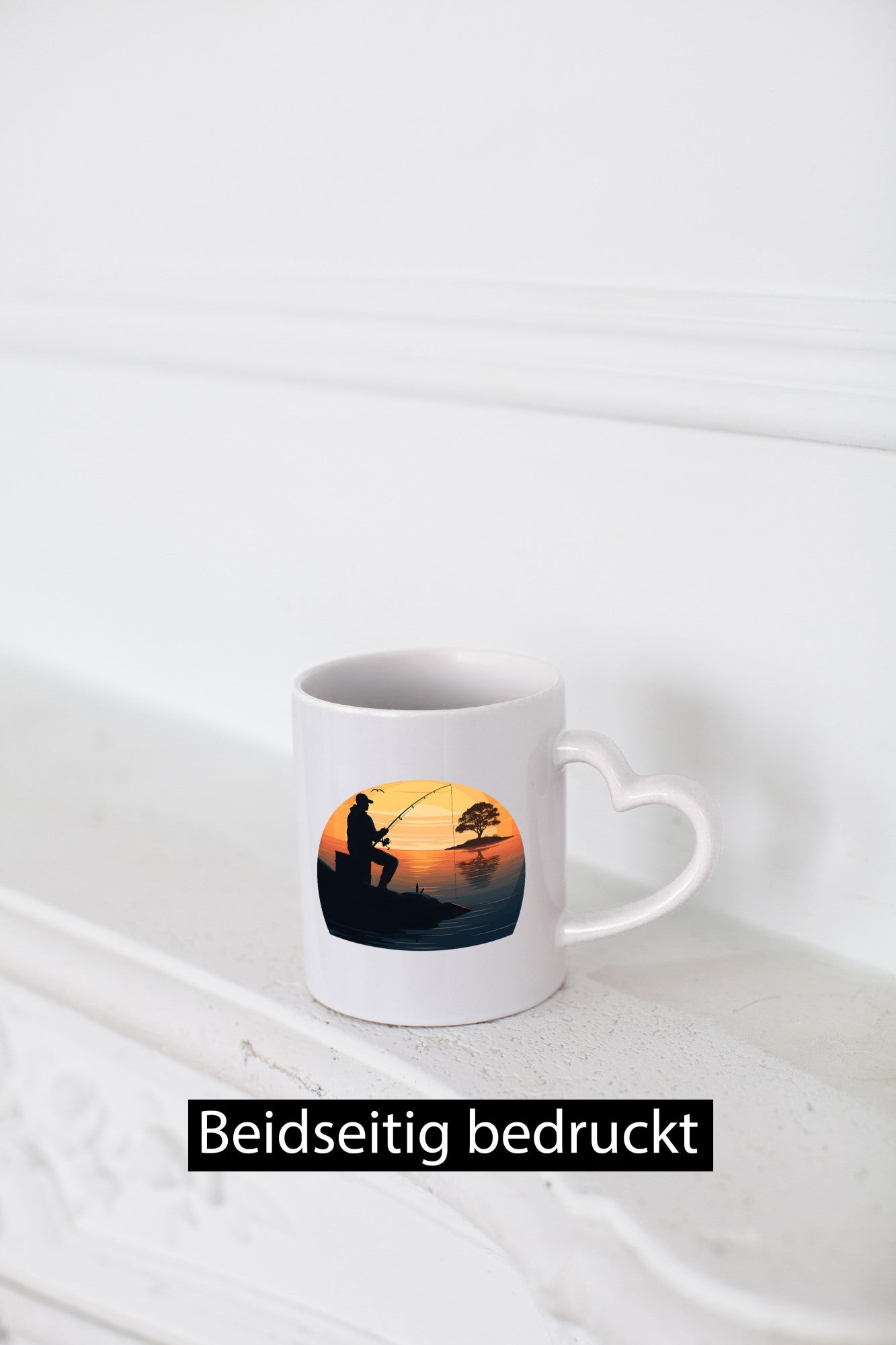 Angler | Sonnenuntergang Fischer Fische Angeln v2 Geschenk Humor Geschenkidee