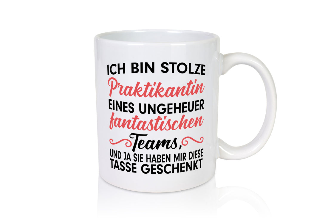 Stolze Praktikantin | Arbeitswelt Tasse Praktikum Geschenk Arbeit Kollegen Büro