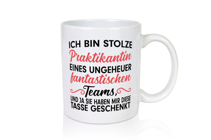 Stolze Praktikantin | Arbeitswelt Tasse Praktikum Geschenk Arbeit Kollegen Büro