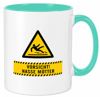 Vorsicht Nasse Mütter | Muttertag Geschenk Familie Geschenkidee lustiger Spruch