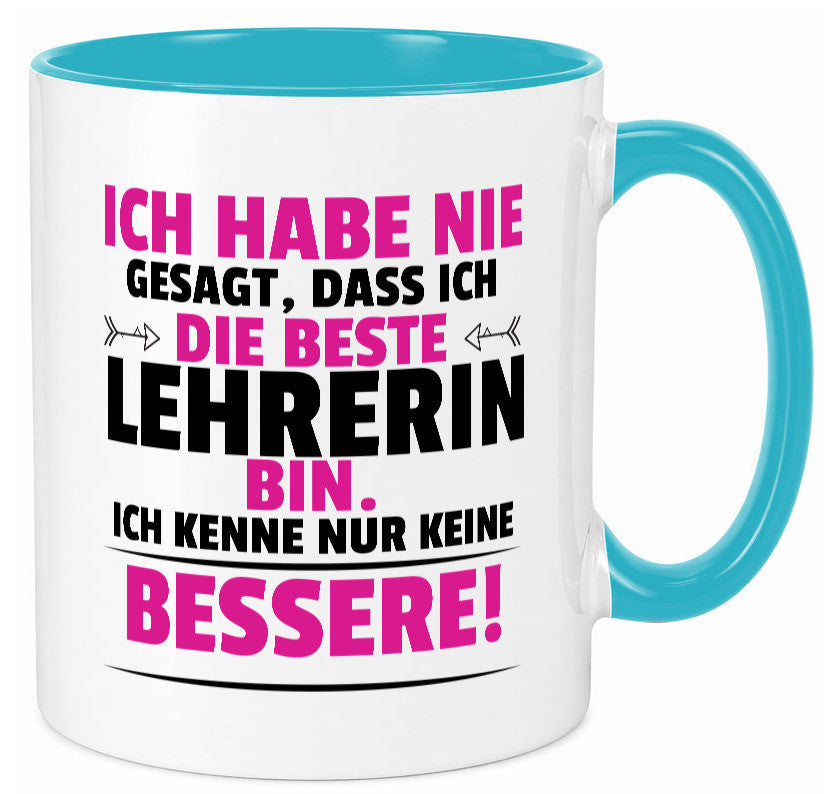 Die Beste Lehrerin | Schule Beruf Schüler Geschenk Arbeit Kollegen Büro