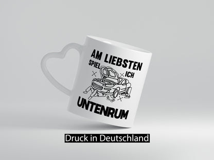 Am liebsten spiele ich untenrum | Autowektstatt lustiger Spruch Geschenk Humor