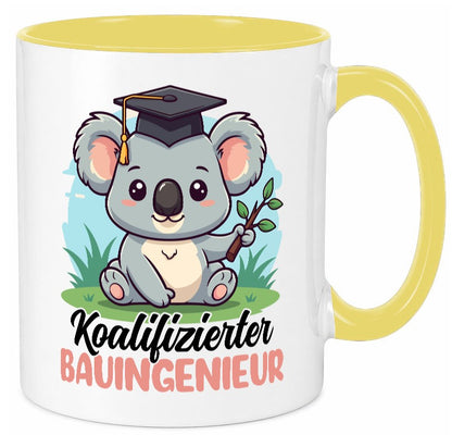 Koalifizierter Bauingenieur | Ingenieur Geschenk Humor Geschenkidee lustiger Tasse