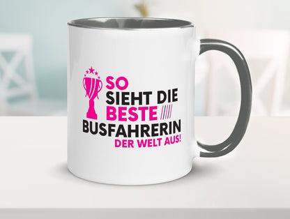 Die Weltbeste Busfahrerin | Berufsfahrer Fahrerin Geschenk Arbeit Kollegen Büro