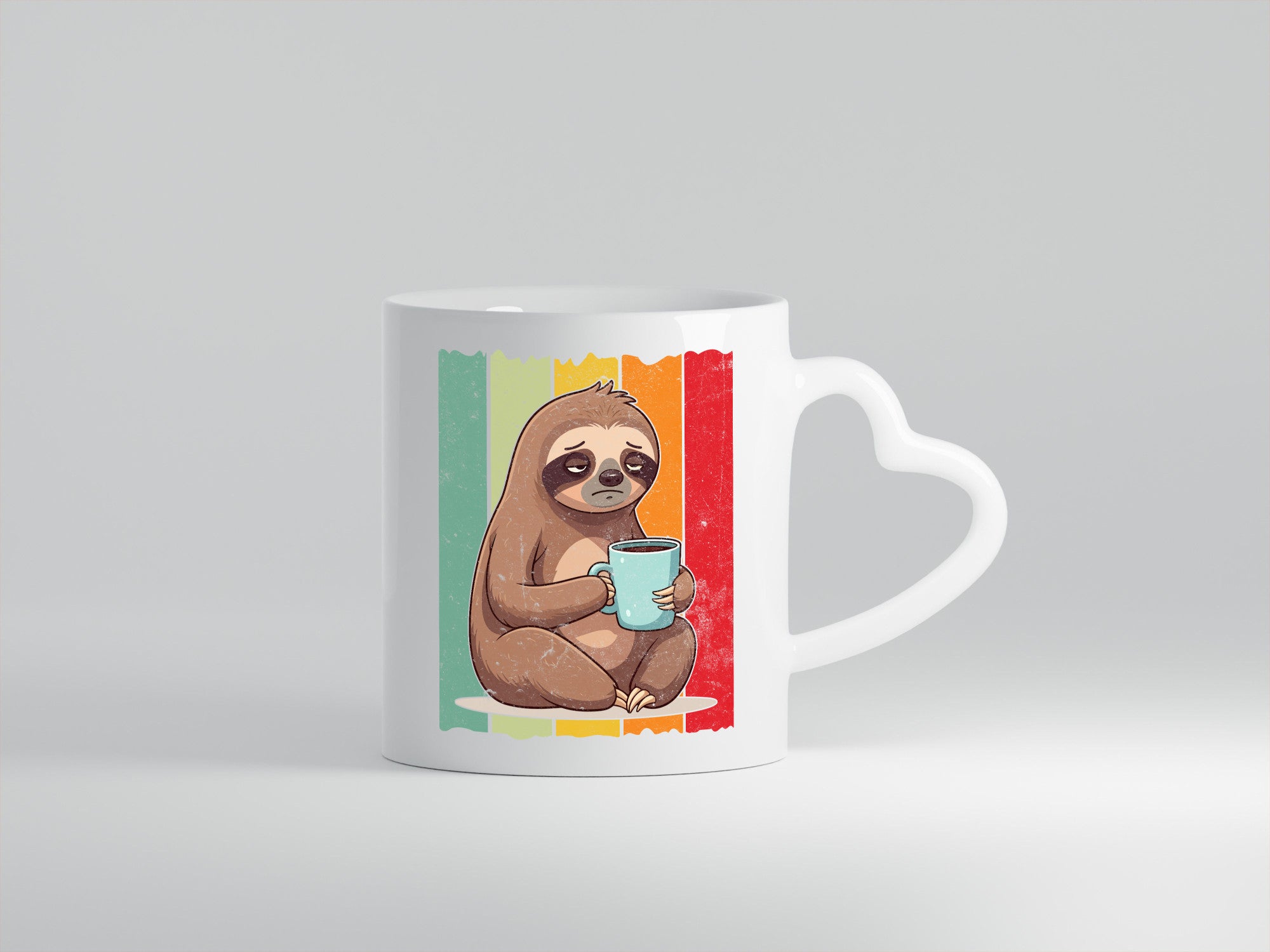 Bevor du fragst nein | Faultier Kaffee Ich hasse Menschen lustig Tierliebhaber