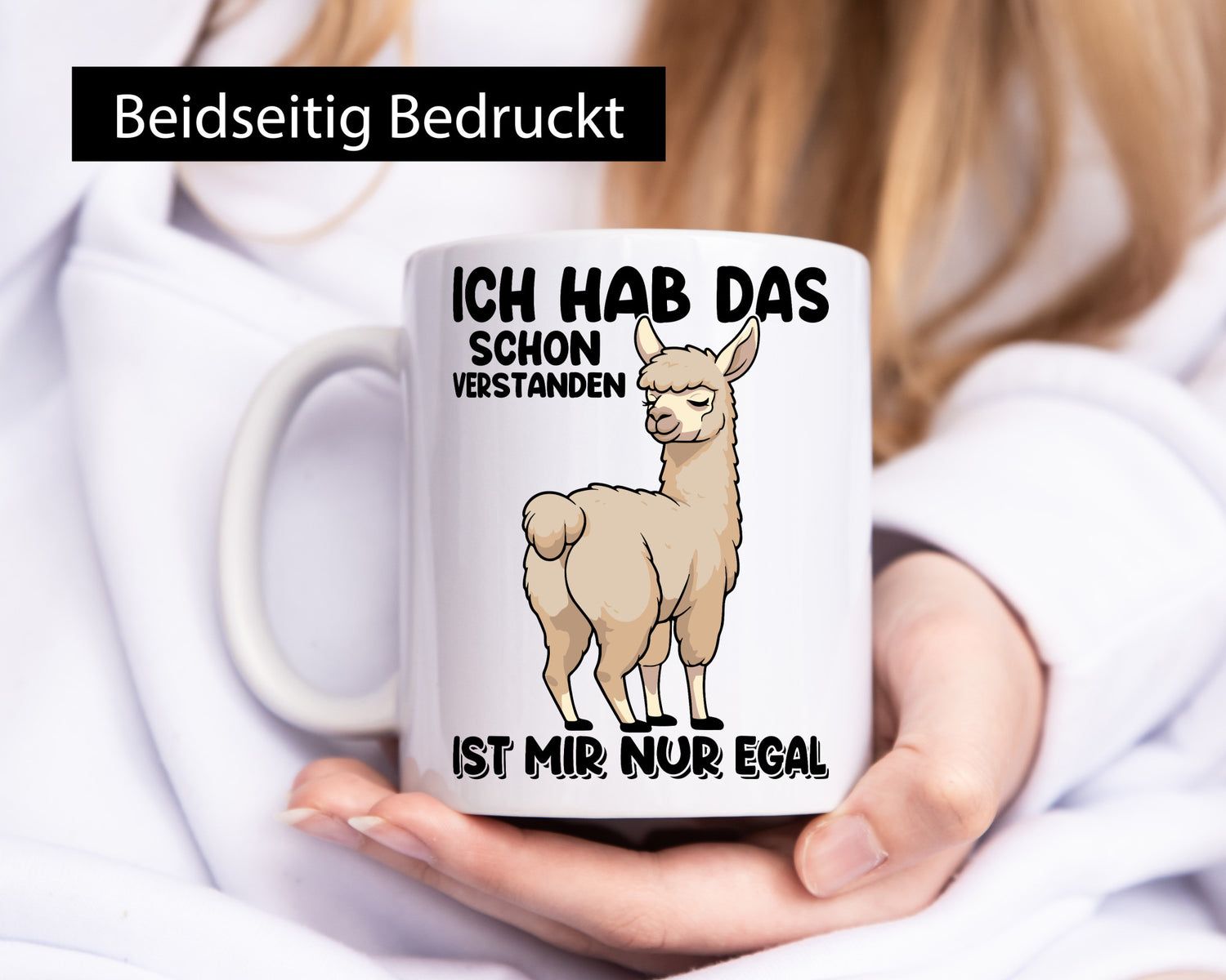 Hab ich verstanden ist mir nur egal | Lama Alpaka Geschenk Humor Geschenkidee
