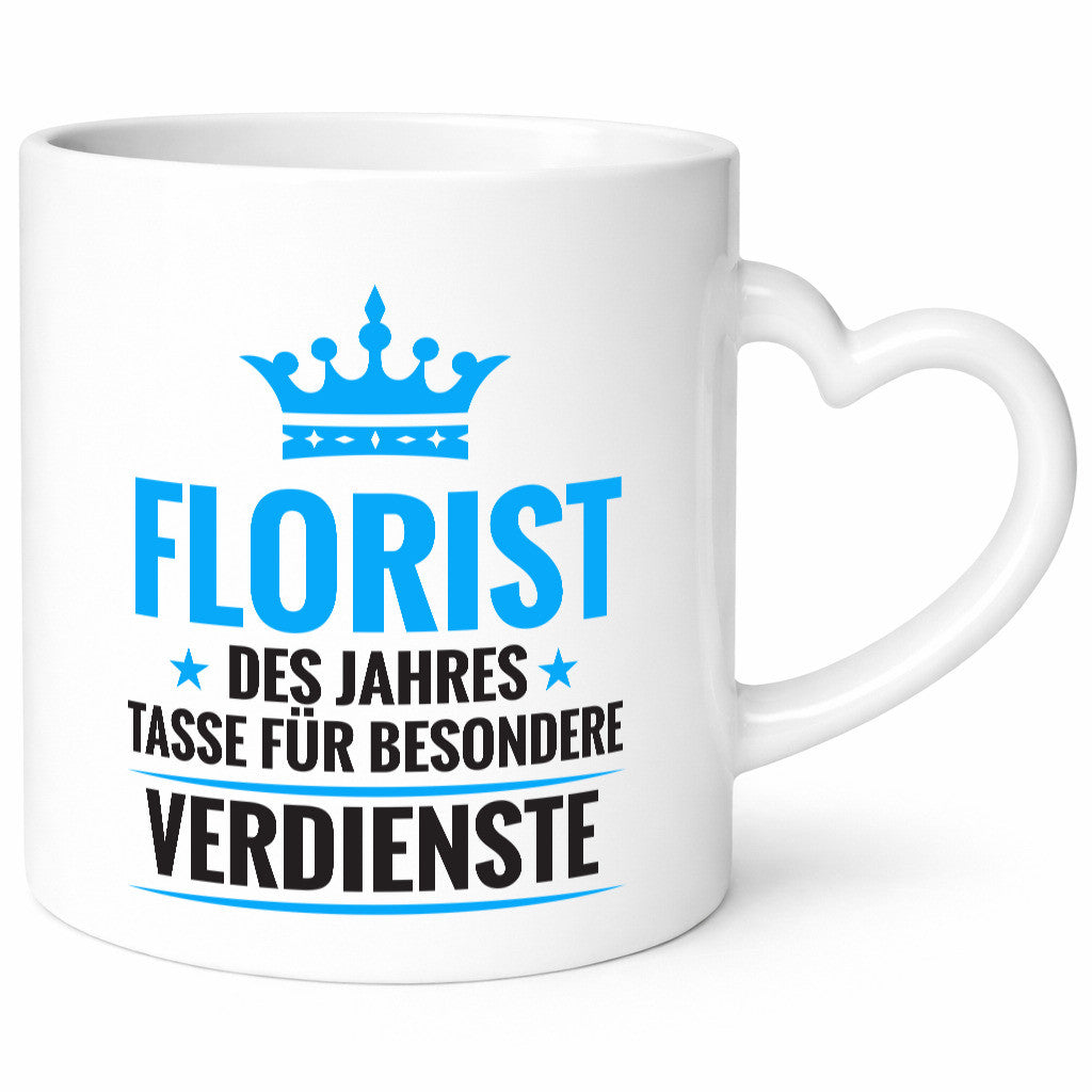 Besonderer Verdienst: Florist | Blumen Verkäufer lustig Humor Geschenkidee