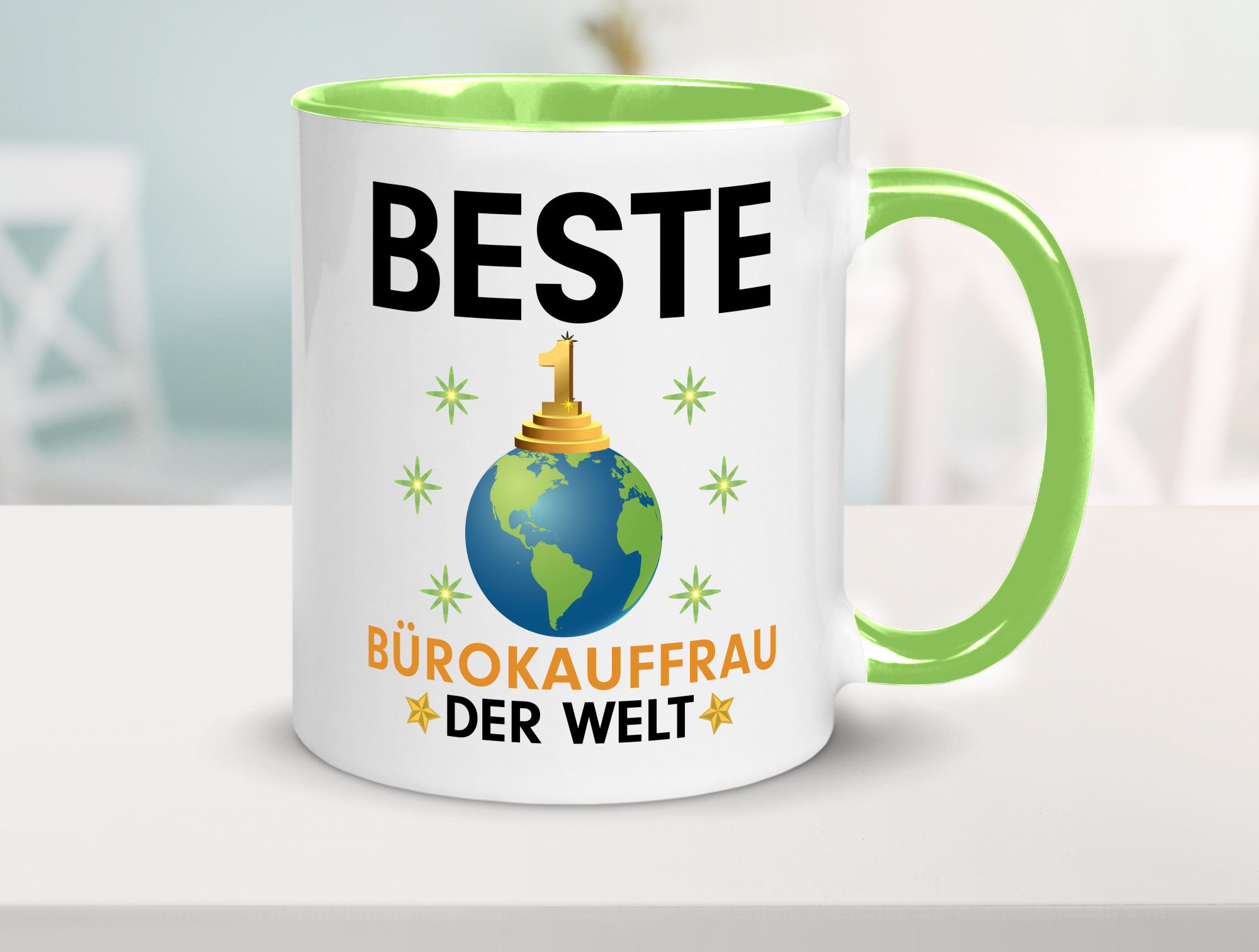 Welt Beste Bürokauffrau | Kauffrau Geschenk Arbeit Kollegen Büro lustiger