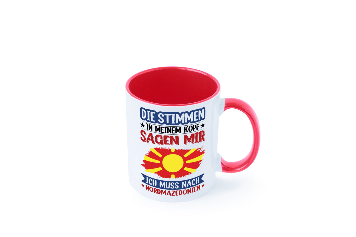 Nordmazedonien | Urlaub Stimmen in meinem Kopf Geschenk Humor Geschenkidee