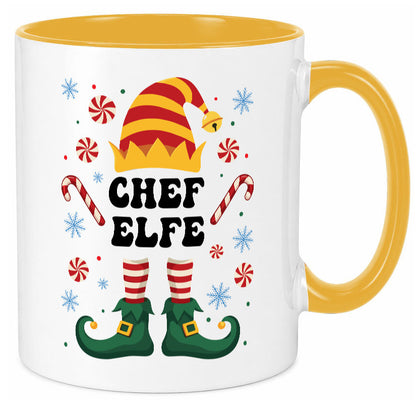 Chef Elfe | Weihnachten Weihnachts v2 lustiger Spruch Geschenk Arbeit Kollegen Tasse