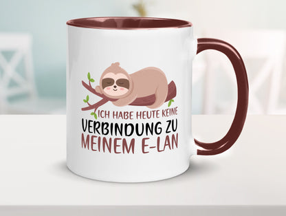 Verbindung zum Elan | WLAN Faultier Faulpelz Laufband Humor Tierliebhaber