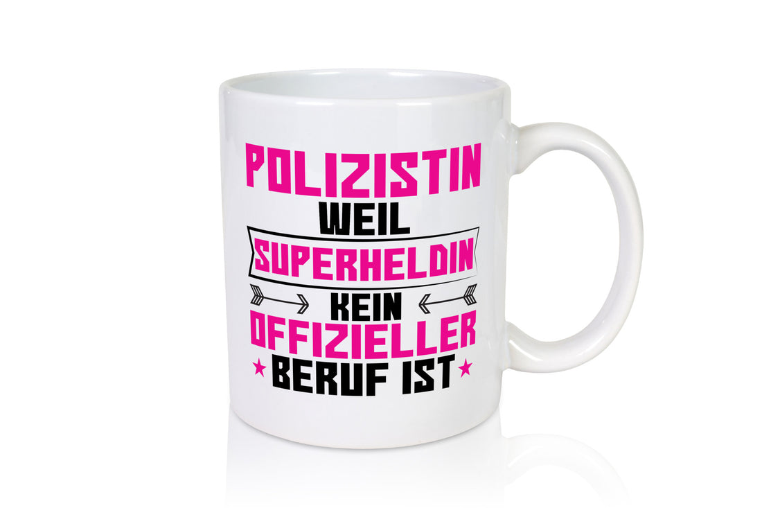 Superheldin Polizistin | Beruf Polizei Humor Arbeit Kollegen Büro Geschenkidee