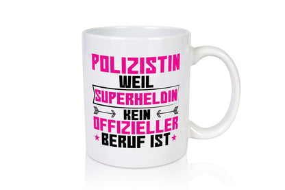 Superheldin Polizistin | Beruf Polizei Humor Arbeit Kollegen Büro Geschenkidee