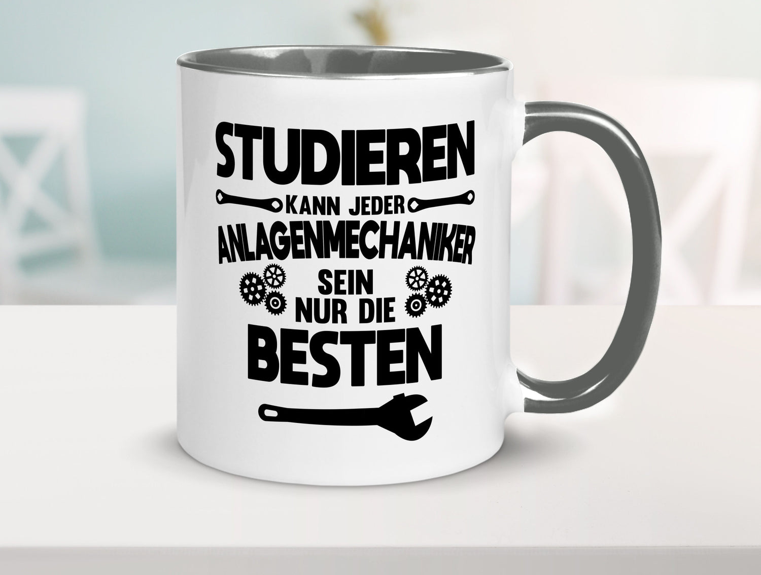Nur die besten werden Anlagenmechaniker Humor Geschenkidee Tasse
