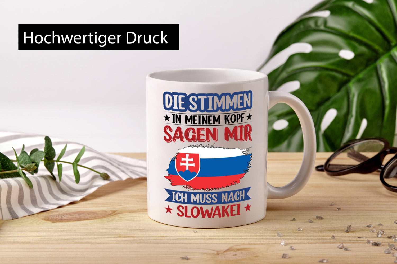 Slowakei | Urlaub Stimmen in meinem Kopf Traumland v2 lustiger Spruch Geschenk