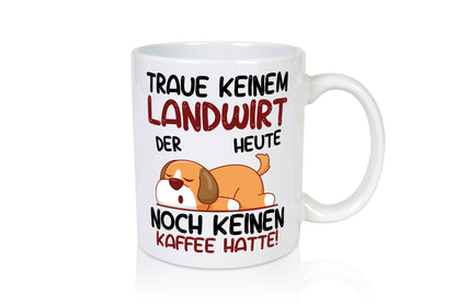 Traue keinem Landwirt | Bauer Landwirtschaft lustig Humor Geschenkidee Geschenk