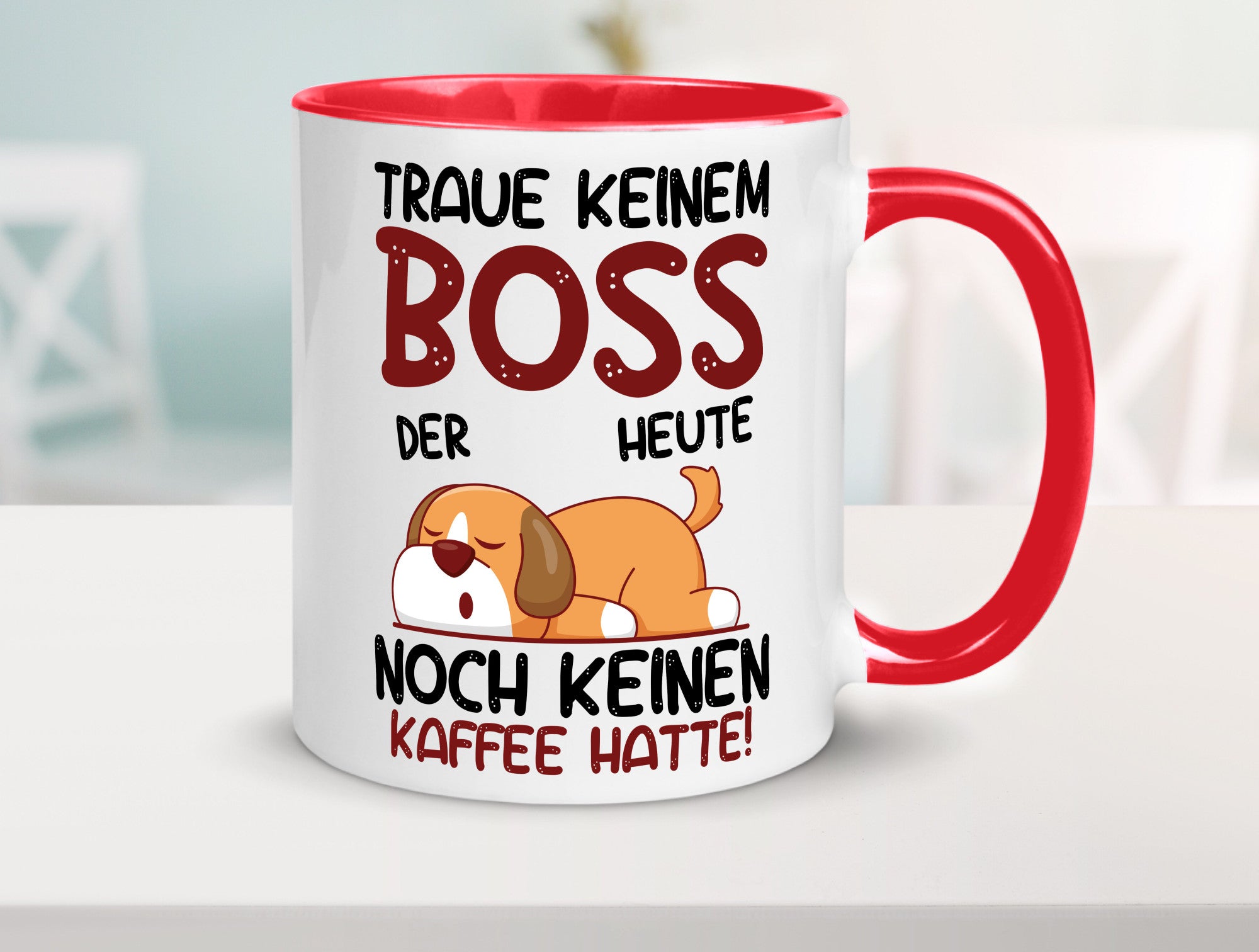 Traue keinem Boss | Führungskraft Vorgesetzter Geschenkidee Humor Tasse