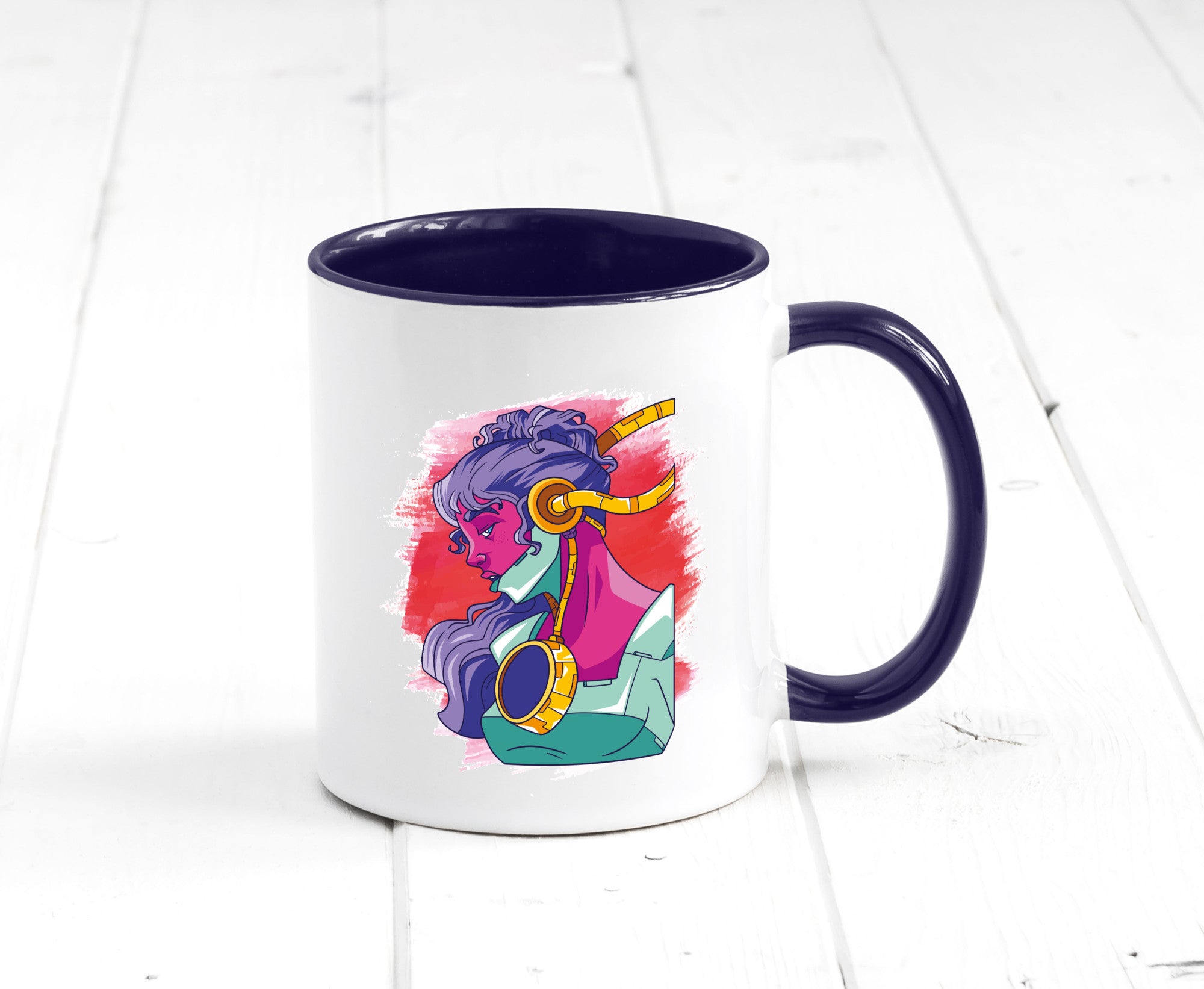 Zeichnung | Kunst Tasse Frauen Motiv cooles Design Humor Geschenkidee